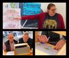 Die dreiteilige Collage bietet Einblicke in die Arbeit mit dem Demenzsimulator.