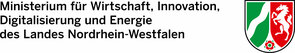 Das Logo des Ministeriums für Wirtschaft, Innovation, Digitalisierung und Energie des Landes Nordrhein-Westfalen