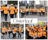 Rund 20 Kolping-Mitarbeitende brachten als Kolping-Schulwerk-Firmenteam in Paderborn (Kolping-orangene) Farbe auf die Laufstrecke.